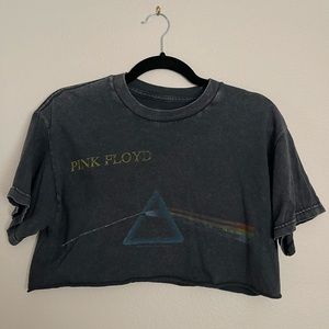 Pink Floyd cropped tshirt